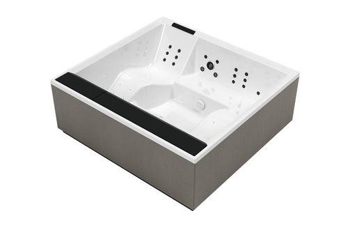 Wanna z hydromasażem Divina XXL Outdoor SPA Standard Novellini, 230x215x85 cm