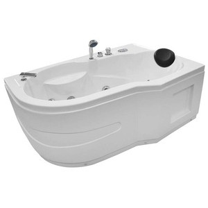 WANNA SPA Z HYDROMASAŻEM JACUZZI AQUAPEUTIC AQ-202, 1-osobowa 150x100x62 cm, prawa