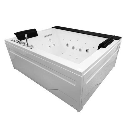 DUŻA WANNA SPA Z HYDROMASAŻEM JACUZZI AQUAPEUTIC AQ-185 2-osobowa 180x150x72cm