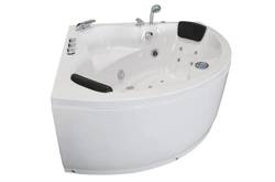 WANNA Z HYDROMASAŻEM NAROŻNA JACUZZI AQUAPEUTIC AQ-636 PLUS, 2-osobowa 135x135x60 cm